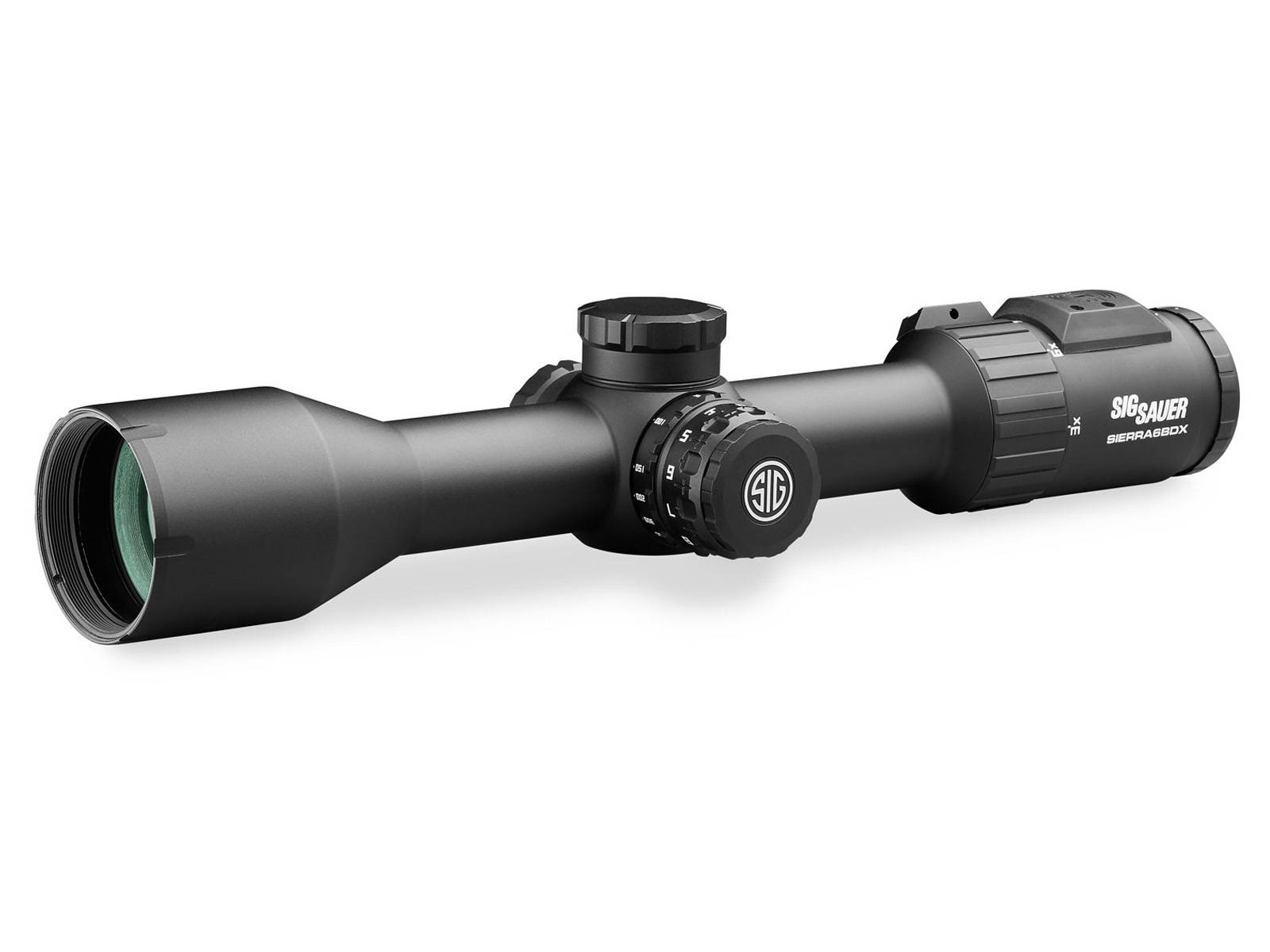 Sig Sauer 3-18x44mm Bluetooth Rifle Scope 30mm Tube BDX-R2 Ballistic Reticle 0.25 MOA (Black)