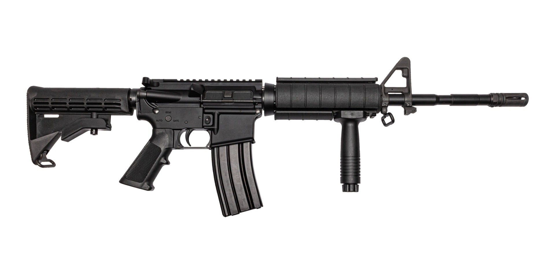PSA "M4A1" 14.5" P&W 5.56 1/7 Nitride Quad Rail Rifle