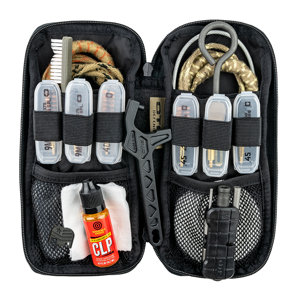 Otis .38 Caliber/9mm/.40 Cal/10mm/.45 Cal Professional Pistol Cleaning Kit - FG-901-945