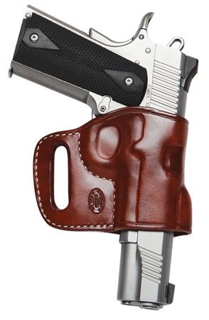 El Paso Saddlery Combat Express Leather Holster Glock 19/Glock 23/Glock 17/Glock 22 Right Hand Leather Russet