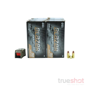 BUNDLE DEAL: FDE Steiner MPS Red Dot Pistol Sight and 500 Rounds of Ammo - CCI 9mm 115 Grain