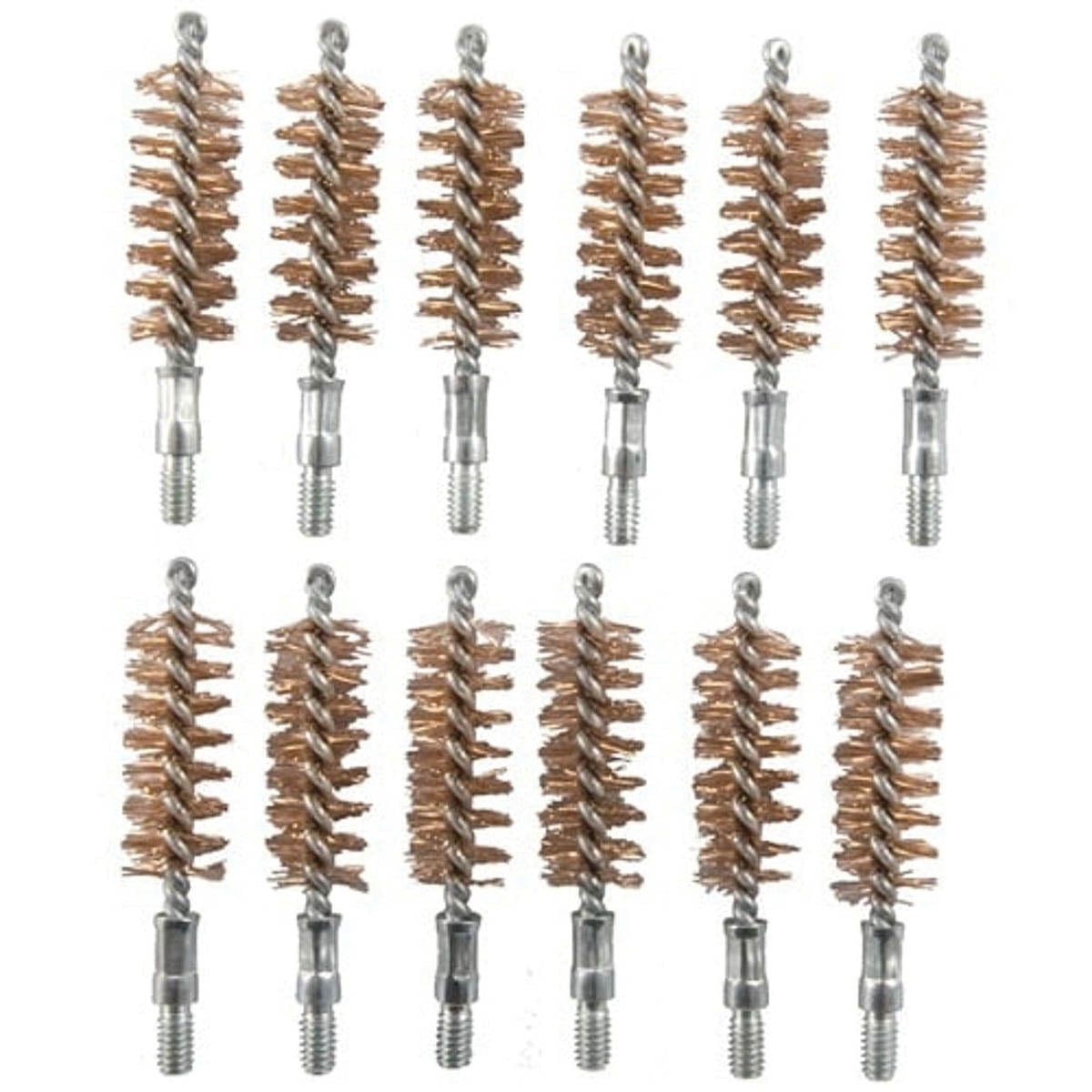 Brownells .44 Cal/.45 Cal #8-32 Male Double-Tuff Bore Brush, Pack of 12
