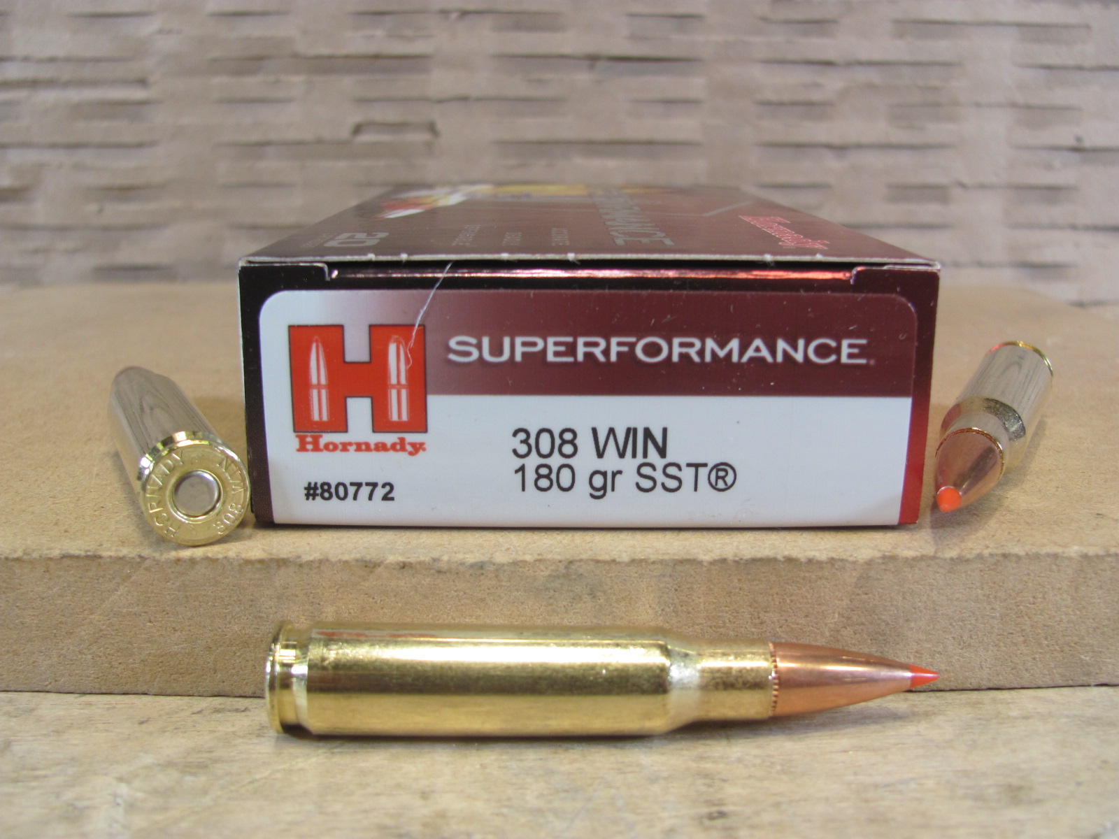 20 Round Box – 308 WIN 180 Grain SST Hornady Superformance Ammo – 80772