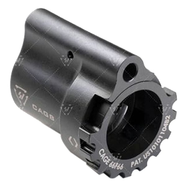 Strike Industries Collar Adjustable Gas Block for All 0.750" Gas Block Journal, Black - SI-AR-CAGB