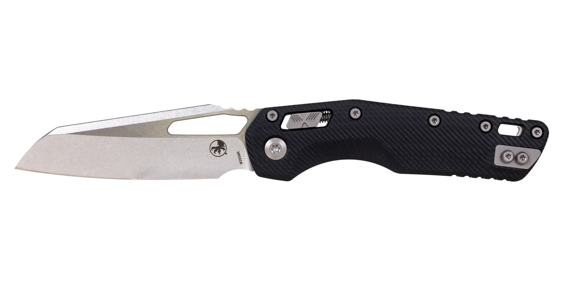 Microtech MSI S/E Ram-Lok Folding Sheepsfoot Knife, Black - 210-10FLGTBK