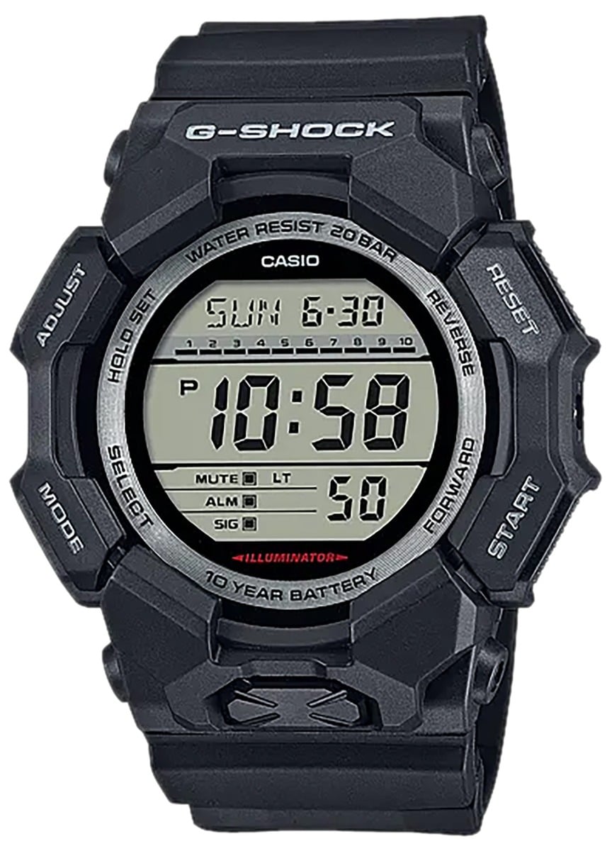 Casio G-Shock Move GD010-1 Digital Wrist Watch, Black - GD0101CR