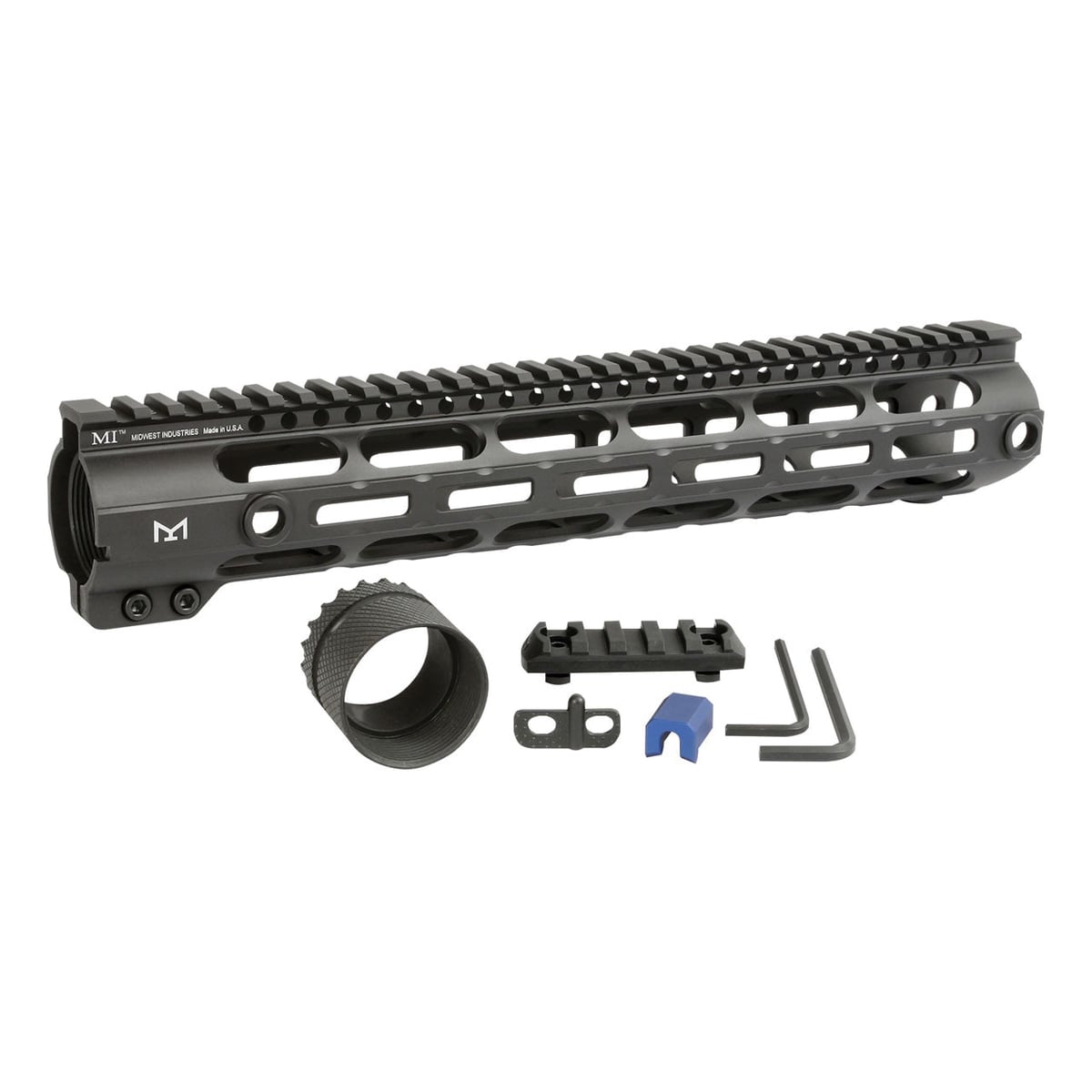 Midwest Industries 308 Combat Rail M-LOK Free-Float Handguard 12.63", Black