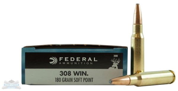 FEDERAL POWER-SHOK 308 WIN – 180GR SP 20RD 10BX/CS - No Credit Card Fees - Low, flat rate shipping