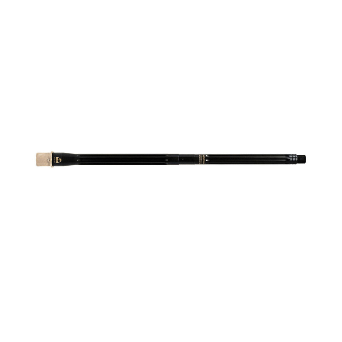 Faxon Firearms Match Mid-Length 5R Button Rifled Heavy Fluted Barrel 6.5 Grendel 18", Black