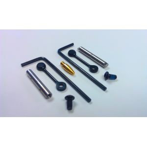 Kns-Precision-Inc- KNS Precision Gen 2 Mod 2 Non-Rotating Trigger/Hammer Pins - Fits Smith & Wesson M&P 15-22  Black