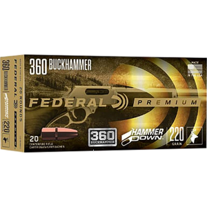 Federal LG360BH1 Premium HammerDown 360 Buckhammer 220 GRSoft Point 20 Per Box