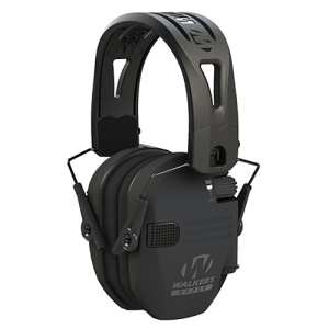 WALKER'S RAZOR TACTI-GRIP MUFF W/ RUBBER HEADBAND - BLACK