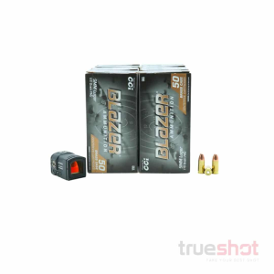 BUNDLE DEAL: Aimpoint ACRO P-2 Red Dot Pistol Sight and 500 Rounds of Ammo - Exempt / CCI 9mm 115 Grain