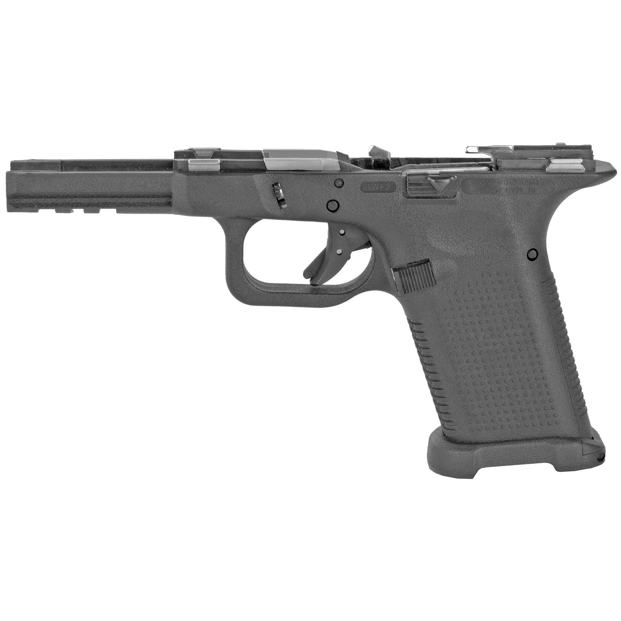 Lone Wolf Timber Wolf 9mm Pistol, Black - LWDTWF3BUILT