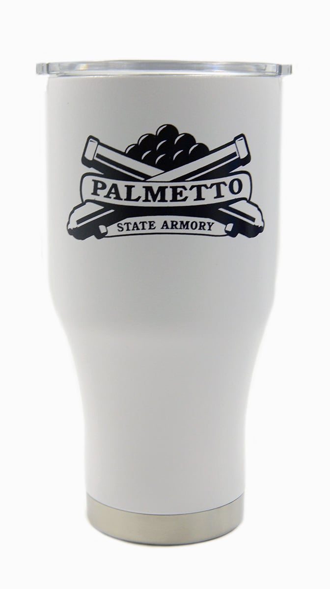 PSA 28oz Stainless Steel Tumbler - White w/ Navy Imprint