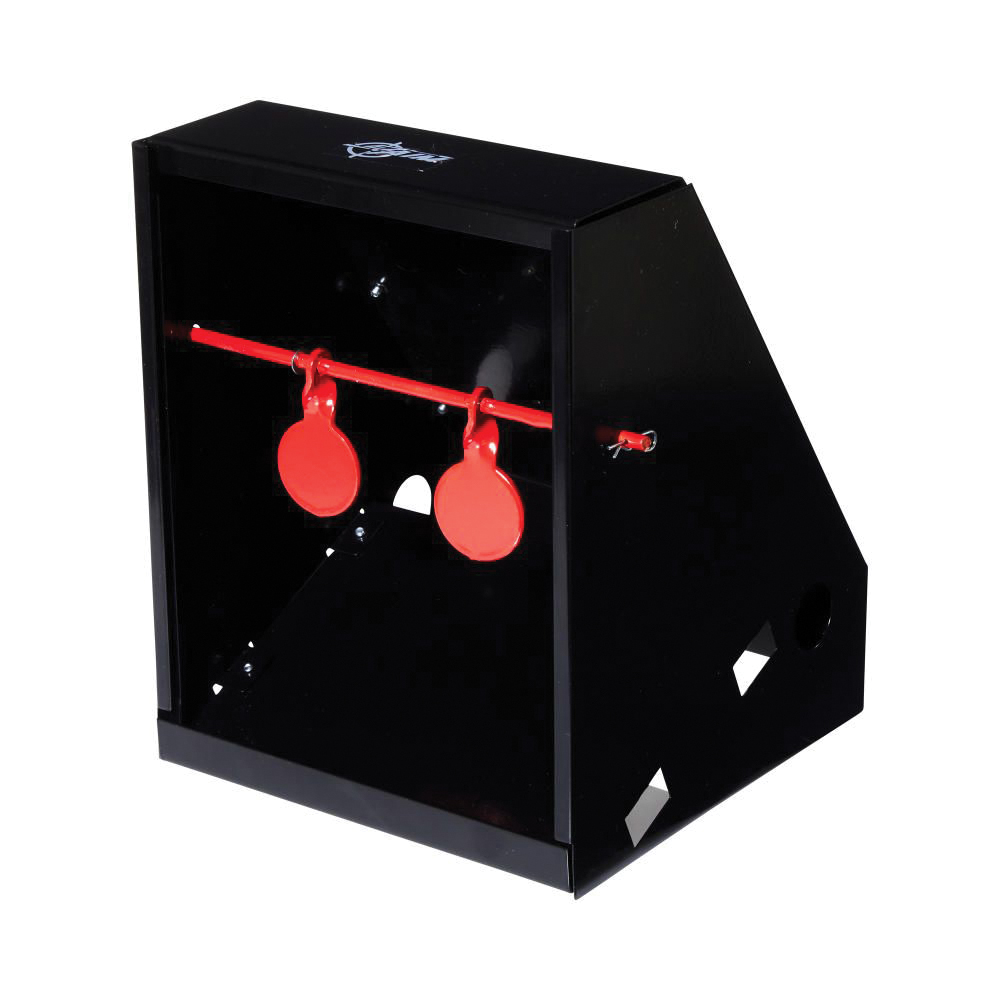 EZ Aim Steel Air Gun Pellet Shooting Target and Trap - Black, Sharpen Your Shooting Skills - 15429