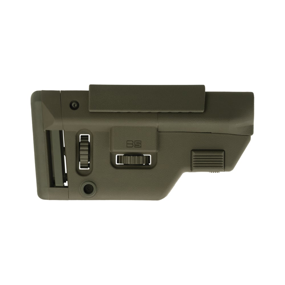 B5 Systems Long Mil-Spec Collapsible Precision Stock, OD Green
