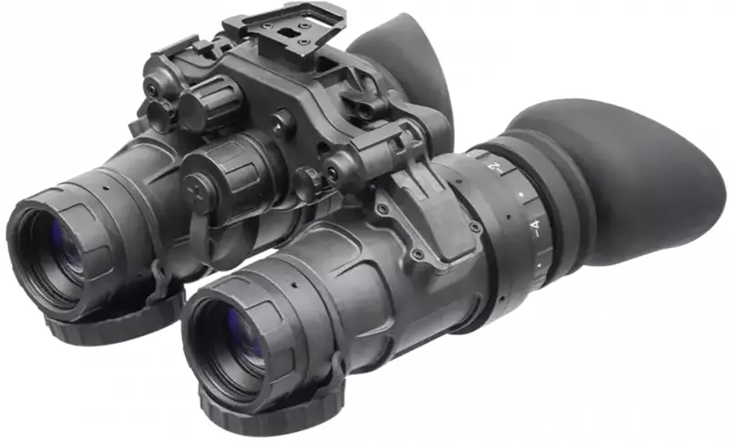 AGM Global Vision 12UN41284124111 UNVG Night Vision Goggles Black 1x 64-72 Ip/mm Resolution