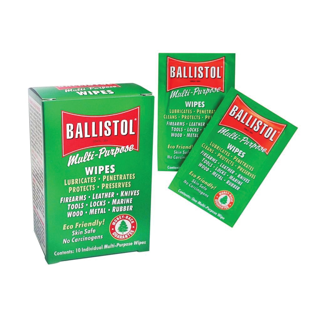 Ballistol Cleaning Wipe, 10/Box