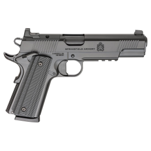 Springfield Armory 1911 Operator Gear-Up Bundle, .45acp, 5 Barrel, 4- 8rd Magazines, Optics Ready, All Black, Pistol