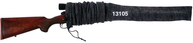 ALLEN GUN SOCK 52" KNIT GRAY - OVERSIZED SCOPED NON-SCOPED