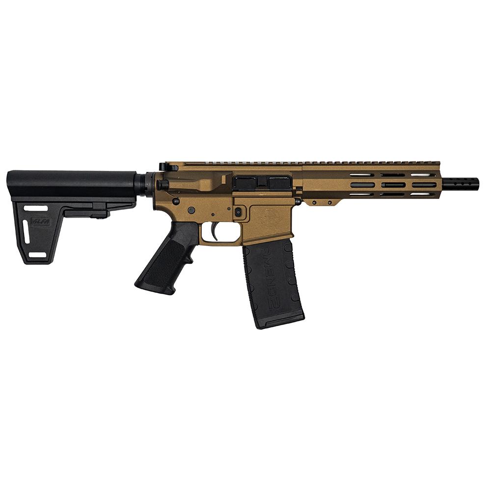 Great Lakes 223 Wylde Braced Pistol - Bronze Finish