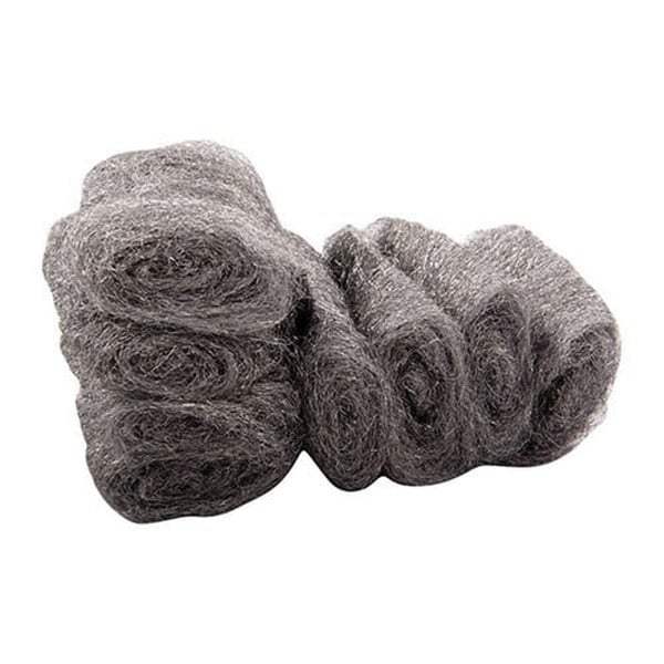 White Distribution #1 Medium Steel Wool, Pack of 8