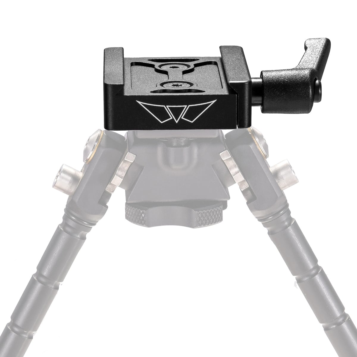 Skyline Lite ARCA Rail Bi-Pod Adapter Fits Warne 7911M, Black - Versatile Adapter Fits Enhanced Support - 7955M