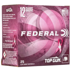 Federal TGL12P8 Top Gun Special Edition Pink 12 Gauge 2.75 1 1/8 oz 8 Shot 25 Bx/ 10 Cs
