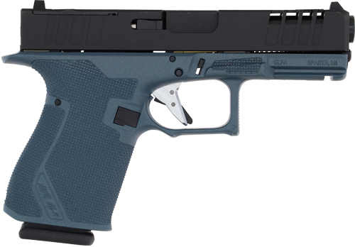 GLFA 19 Striker 9mm Pistol - Black Slide Titanium Frame