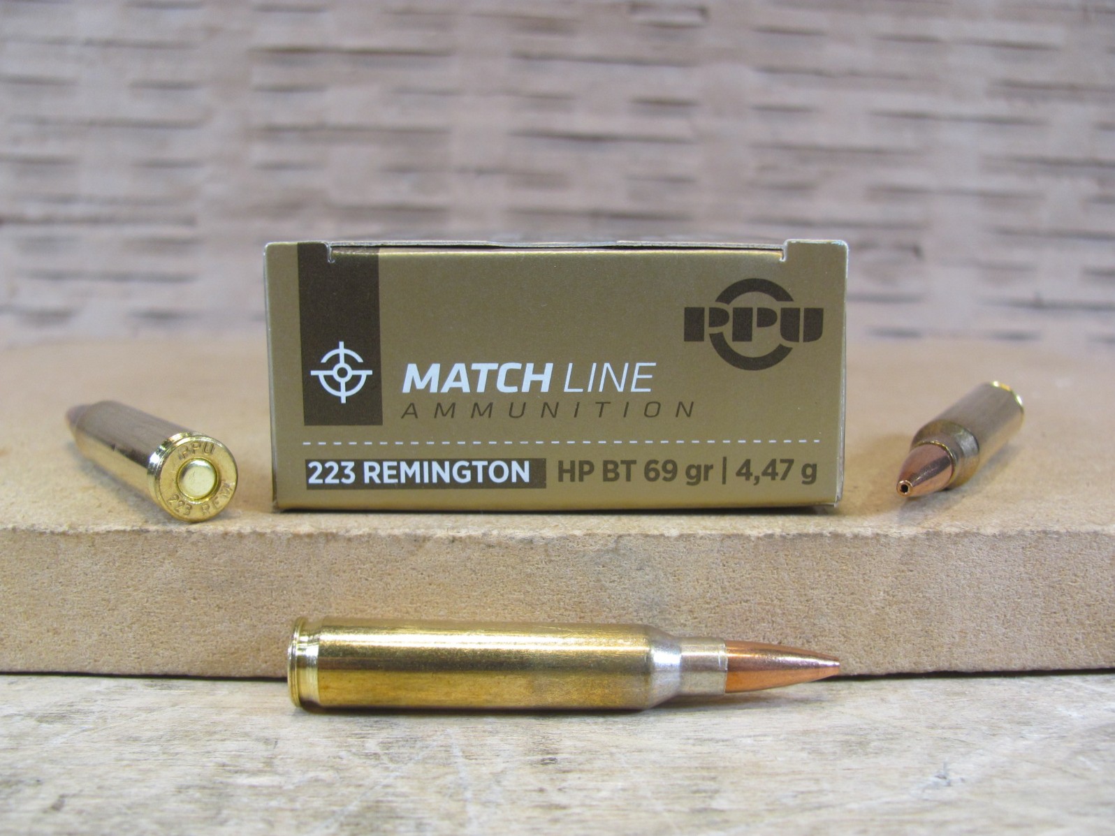 20 Round Box – 223 Rem 69 Grain BTHP Match Prvi Partizan Ammo – PP57 or PPM2231