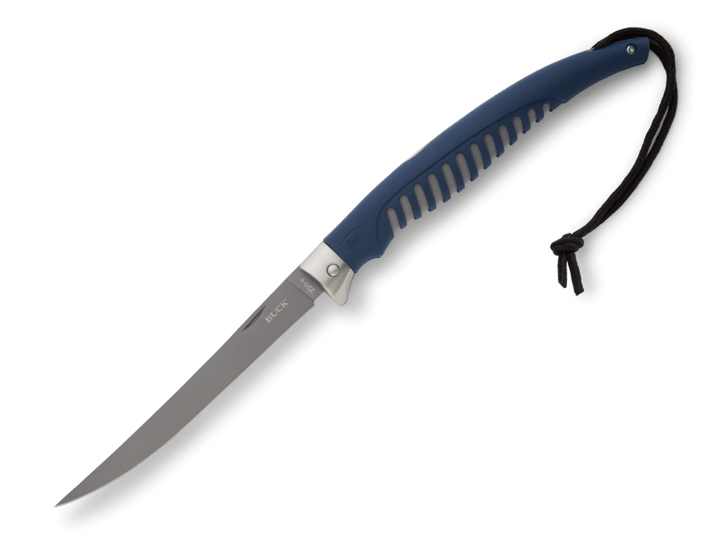 Buck Silver Creek Folding Fillet Knife, Blue - 0220BLS-B