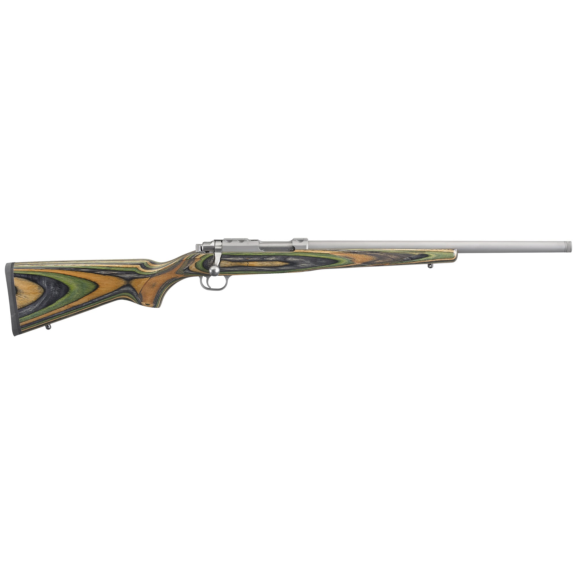 Ruger 77/22 .22 Hornet Bolt Action Rifle, 18.5" Barrel, Silver - 7226
