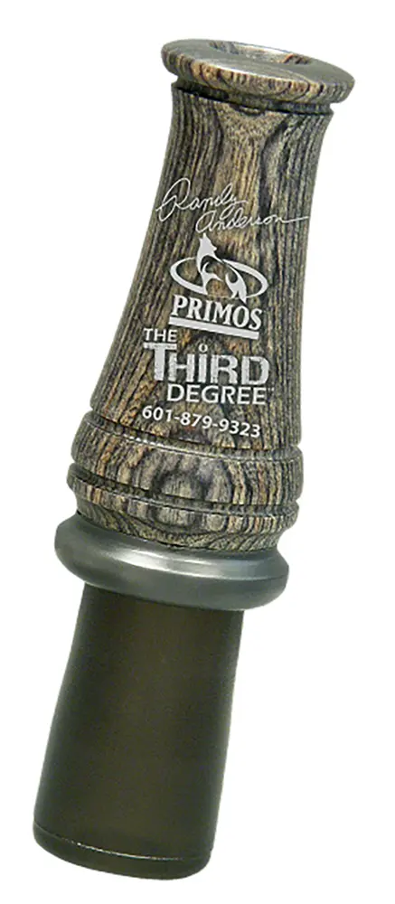 Primos 372 Randy Anderson Third Degree Open Call Attracts Predators Green Laminated Wood