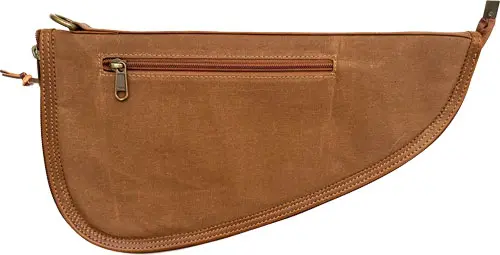 PALMETTO PISTOL CASE LARGE - FIELD TAN-WAXED CANVAS BUFFALO
