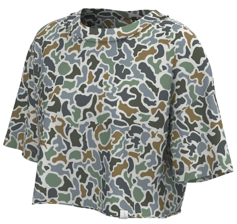 Local Boy Local Girl Boxy Crop Tee, Localflage Bluff - Extra Small