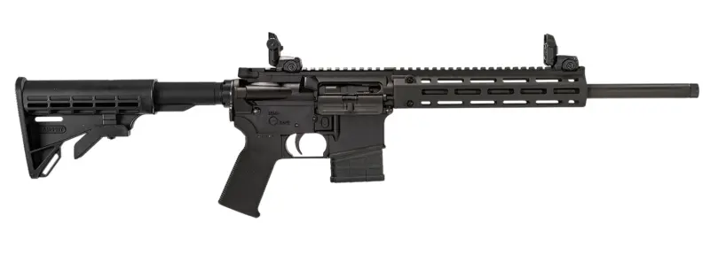 Tippmann Arms A101333 M4-22 LTE 22 LR 10+1 16" Black Parkerized Threaded Barrel, Matte Black Aluminum Receiver w/Picatinny Rail, M-LOK Handguard, Composite Forend, Black Polymer Stock Black Gen2 Grip,