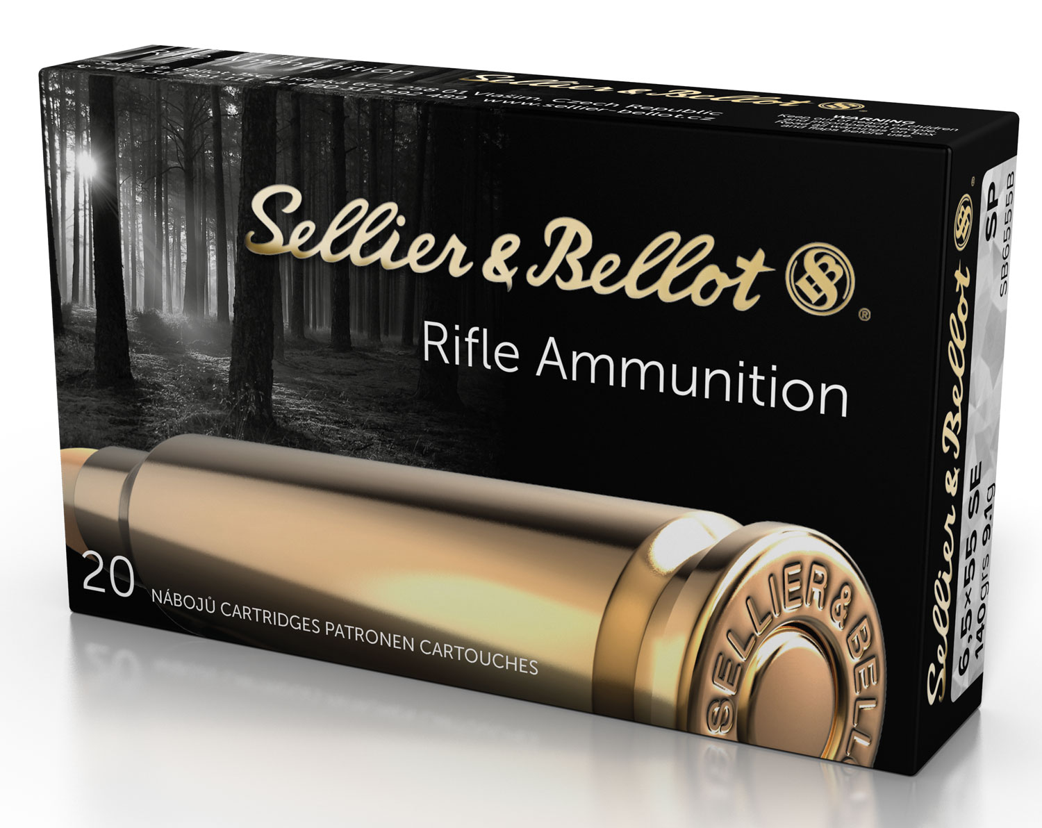 S&B 6.5X55SW 140GR SP 20/400 - Flat Rate Shipping Under 30lbs! - No Credit Card Fees