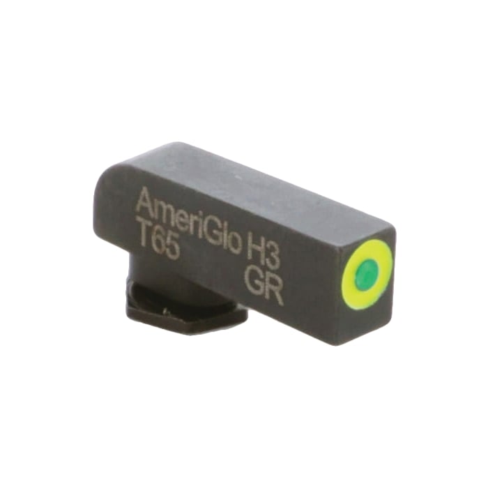 Ameriglo Pro-Glo Tritium Round Sight Front, Green/Lumi Green