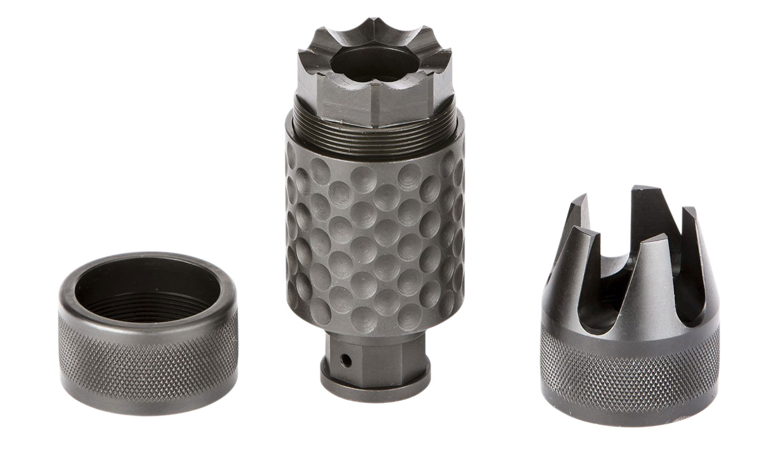 Spikes Tactical Barking Spider 2 5/8-24 Muzzle Brake, .30, Black Nitride - SAKB0200