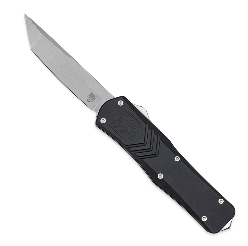 CobraTec Large FS-X Black Gen 2 Tanto Not Serrated - LBLKFS-XGEN2TNS