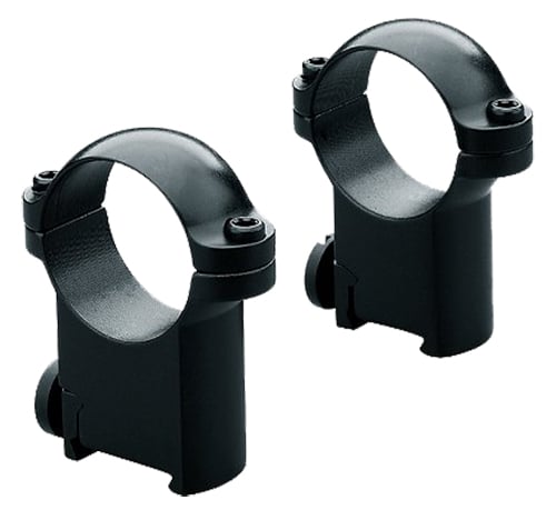 Leupold 30mm Medium Steel Sako Ring Mounts, Matte Black - 51036