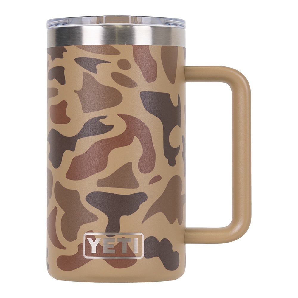 Yeti Rambler 24 oz Ceramic Lined Mug 2.0 with Mag Slider Lid - Wetlands Camo