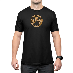 Magpul MAG1527-001-XL Raider Camo Icon CVC Black Cotton/Polyester Short Sleeve XL