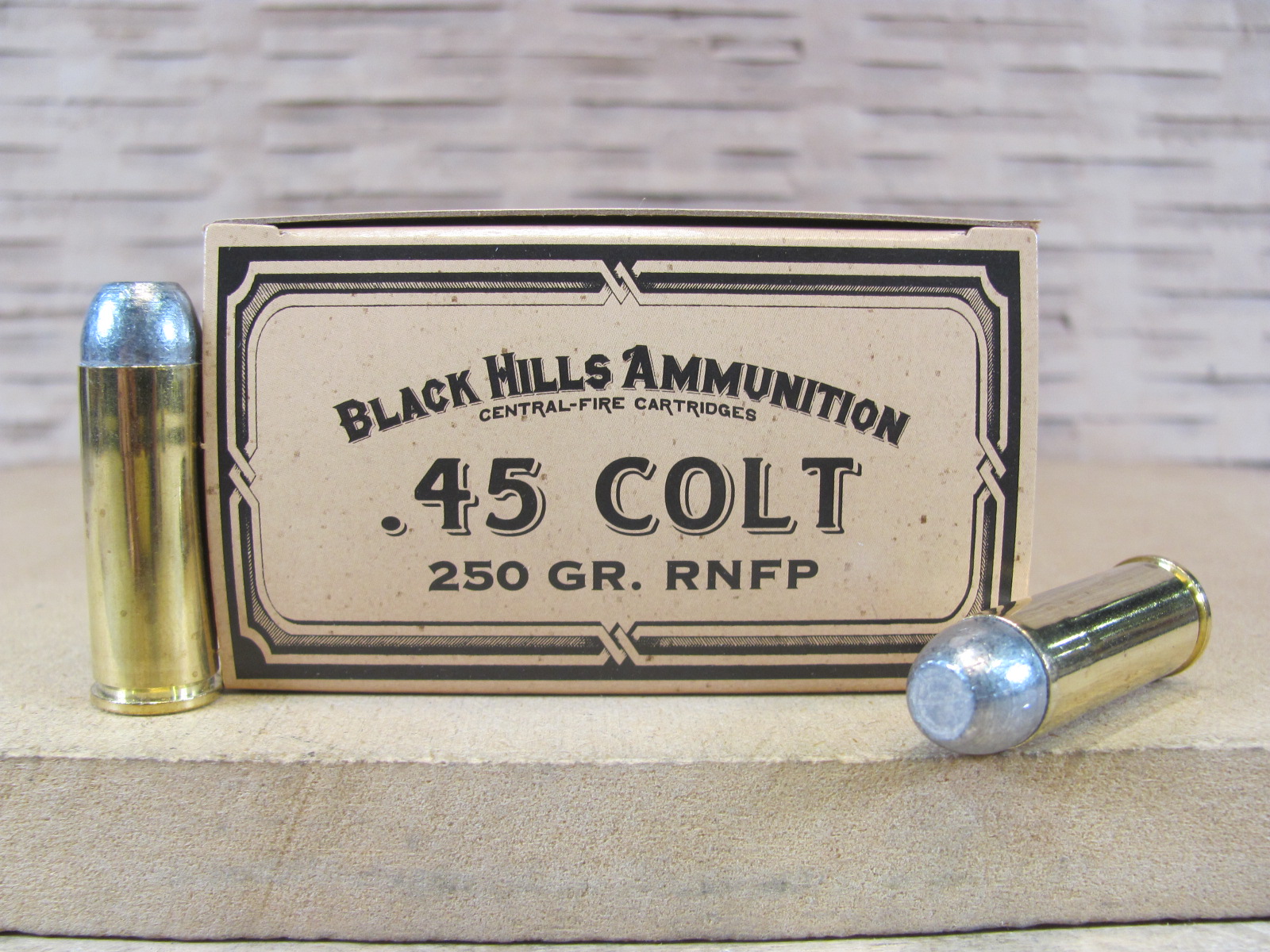 500 Round Case – 45 Colt 250 Grain RNFP Black Hills Ammo – DCB45CLTN1