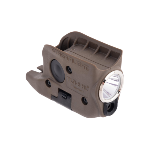Streamlight TLR-6 SubCompact HL Weapon Light with Red Laser - GLOCK 42/43 - 300 Lumens - FDE
