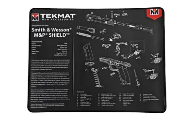 TEKMAT ULTRA PSTL MAT S SHIELD BLK