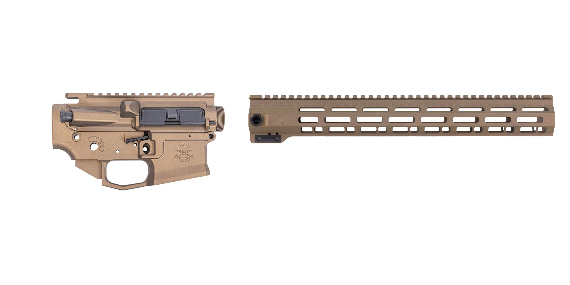 Sabre-IC Builder Set - 15" QDSM V2 Rail, Burnt Bronze