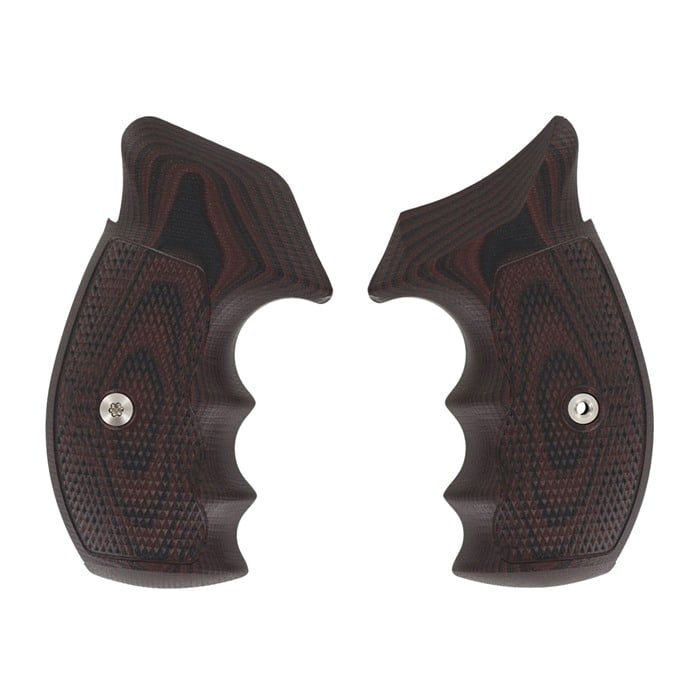 VZ Grips Round Bottom Grip Fits Smith & Wesson K-Frame/Smith & Wesson L-Frame, Black Cherry