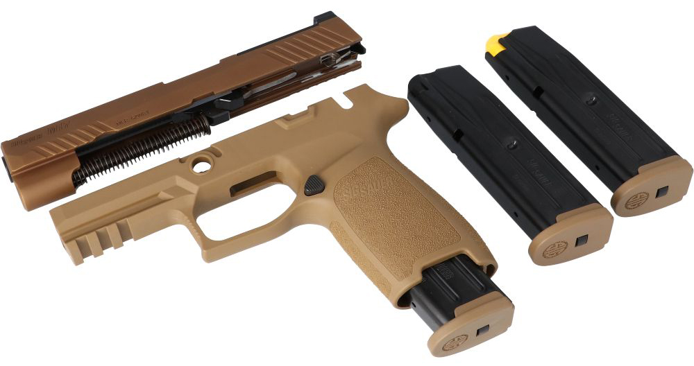 SIG P320-M17 9mm Coyote Caliber X-Change Kit
